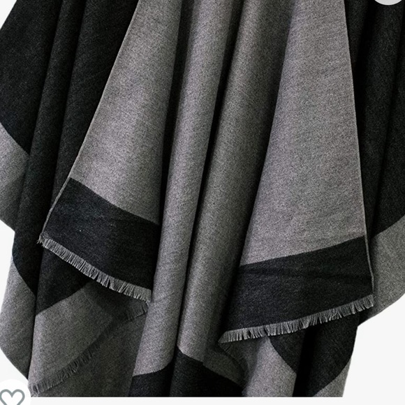 Women's Shawl Wrap Poncho Cape Cardigan Sweater Open Front - Picture 2 of 6